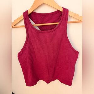 Lululemon Ebb to Street Cropped Racerback Tank